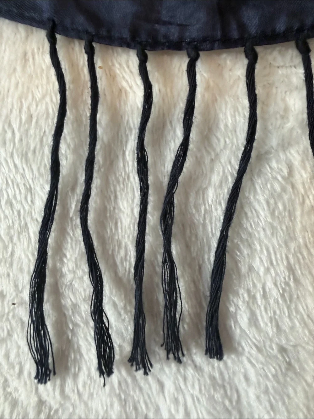 Johnny Was 100% Silk Oversized Square Scarf Tassel Fringe Boho Wrap 43” x 43”